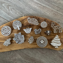Hand Carved Wooden Stamps